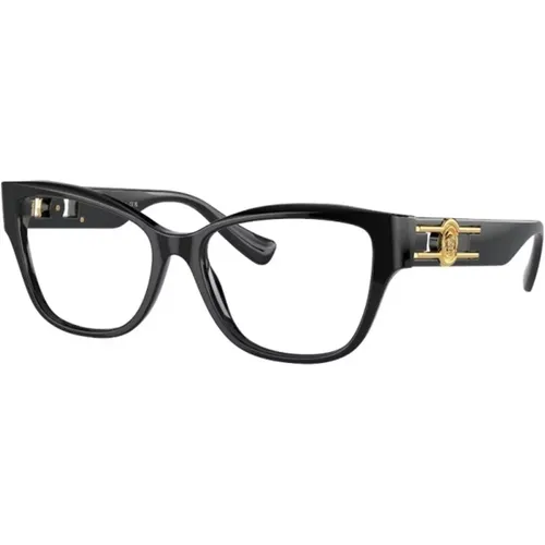 Schwarze Optische Brille Klassischer Stil,Rosa Optische Brille für den täglichen Gebrauch,Designer Brille - Versace - Modalova