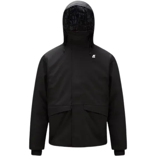 Gepolsterte Kurze Jacke, Schwarz - K-way - Modalova