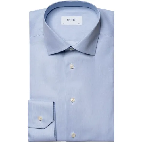 Striped Twill Shirt , male, Sizes: 4XL, 2XL - Eton - Modalova