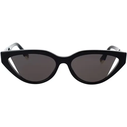 Glamorous Cat-Eye Sunglasses , female, Sizes: 52 MM - Fendi - Modalova
