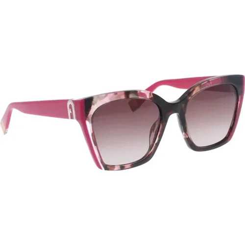 Iconic Sunglasses with Lenses , female, Sizes: 54 MM - Furla - Modalova