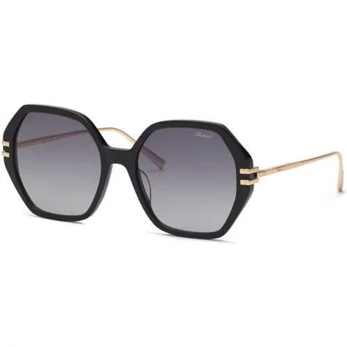 Sunglasses Smoke Gradient Lens , female, Sizes: 57 MM - Chopard - Modalova