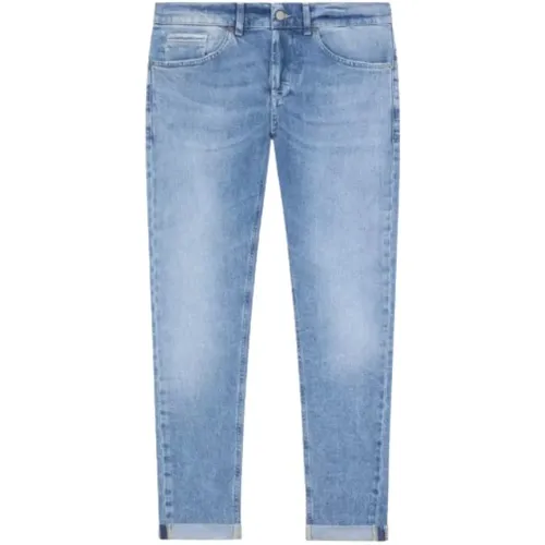George skinny jeans in stretch denim , male, Sizes: W36, W33, W32, W34, W35 - Dondup - Modalova