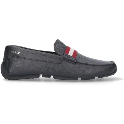 Schwarze flache Schuhe , Herren, Größe: 40 1/2 EU - Bally - Modalova