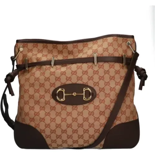 Pre-owned Canvas Shoulder Bag , female, Sizes: ONE SIZE - Gucci Vintage - Modalova