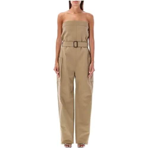 Strapless Jumpsuit Wide-leg - Saint Laurent - Modalova