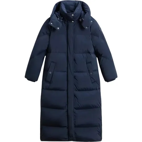 Aurora Long Parka Blue Woolrich - Woolrich - Modalova