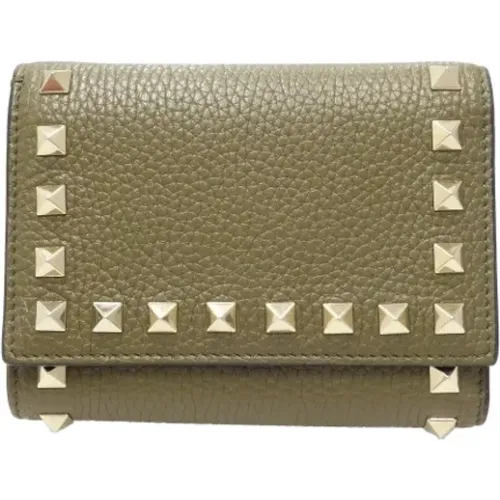 Pre-owned Leather wallets , female, Sizes: ONE SIZE - Valentino Vintage - Modalova