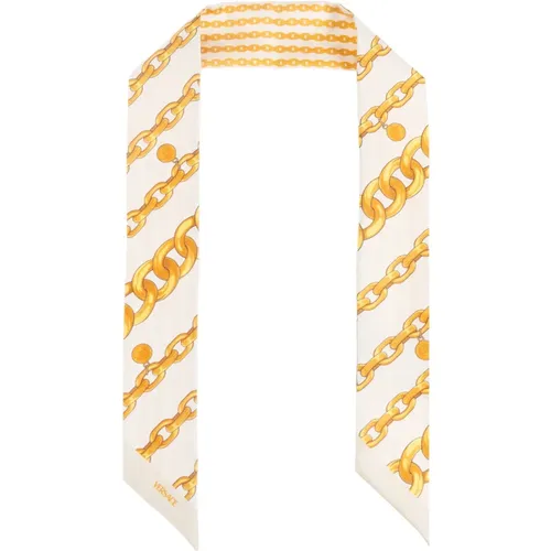 Silk scarf , unisex, Sizes: ONE SIZE - Versace - Modalova