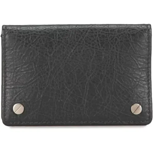 Pre-owned Leather wallets , male, Sizes: ONE SIZE - Balenciaga Vintage - Modalova