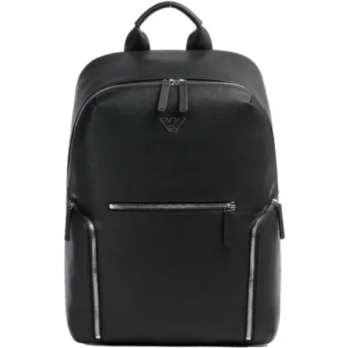 Schwarzer Business Regenerated Rucksack - Armani - Modalova