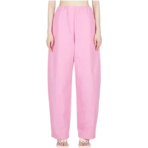 Cotton-Blend Cocoon Track Pants , Damen, Größe: L - Paris Georgia - Modalova