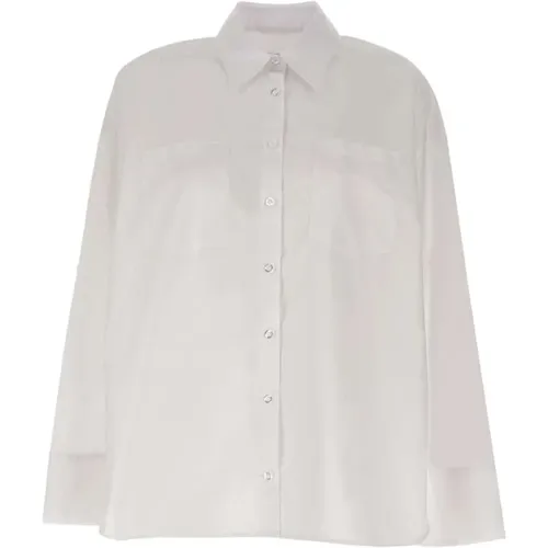Cotton Shirt with Classic Collar , female, Sizes: M, XS, S - Remain Birger Christensen - Modalova
