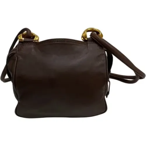 Pre-owned Leather shoulder-bags , female, Sizes: ONE SIZE - Loewe Pre-owned - Modalova