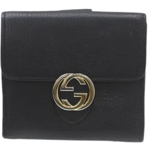 Pre-owned Leder portemonnaies - Gucci Vintage - Modalova