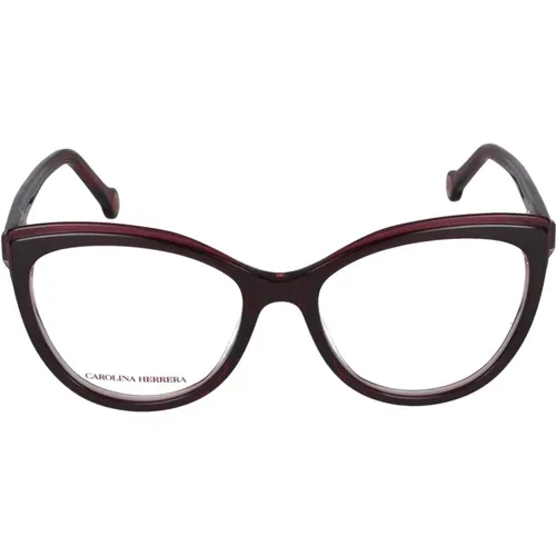 Stylische Brille HER 0207 , Damen, Größe: 53 MM - Carolina Herrera - Modalova
