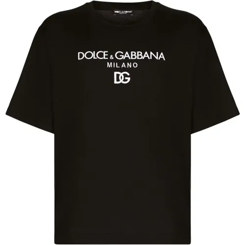 T-shirts and Polos , male, Sizes: M, L, XL, 2XL - Dolce & Gabbana - Modalova