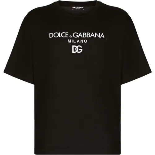 T-shirts and Polos , male, Sizes: M, S, XL, 2XL - Dolce & Gabbana - Modalova