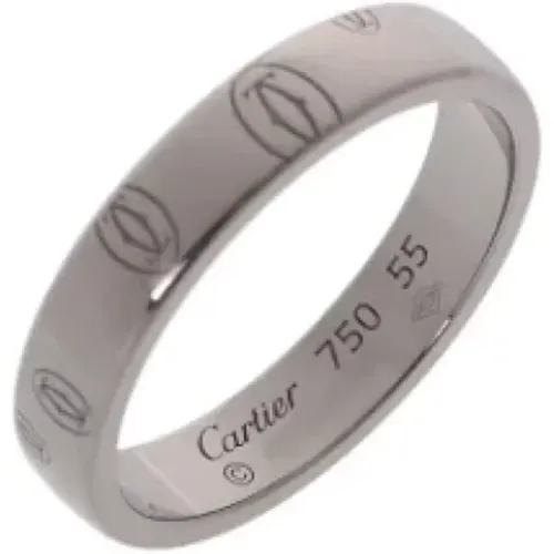 Pre-owned White Gold rings , female, Sizes: ONE SIZE - Cartier Vintage - Modalova