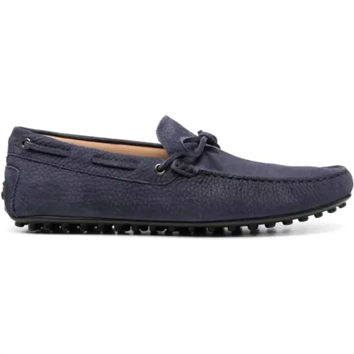 Elegante Blaue Mokassins für Männer , Herren, Größe: 46 EU - TOD'S - Modalova