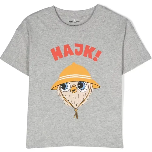 Bio-Baumwolle Grau T-shirt Hike - Mini Rodini - Modalova