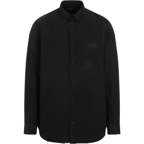 Cocoon Shirt , male, Sizes: M, L - Balenciaga - Modalova