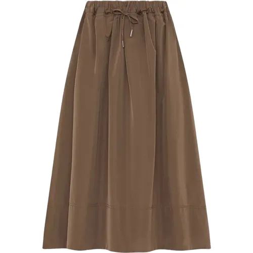 Elegant Flared Midi Skirt , Damen, Größe: M - Marella - Modalova