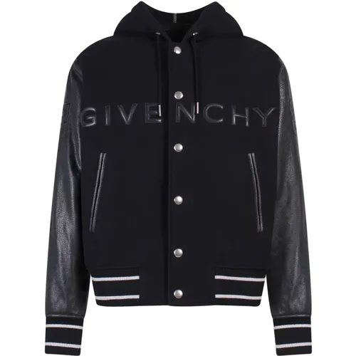 Wool Hooded Jacket , male, Sizes: S, M, XL, L - Givenchy - Modalova