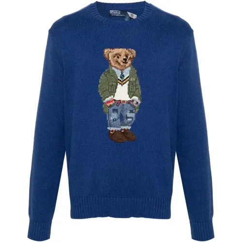 Sweater with Polo Bear Motif , male, Sizes: S, M, L - Ralph Lauren - Modalova