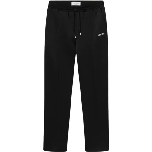 Silky Track Pants with Suit Style Crease , male, Sizes: XL, L, M - Les Deux - Modalova