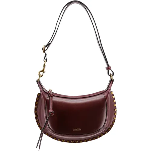 Leather Shoulder Bag with Zip Closure , female, Sizes: ONE SIZE - Isabel marant - Modalova