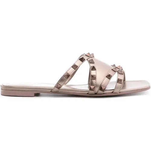 Fashionable Slides for Stylish Summer Look , female, Sizes: 4 UK, 3 UK, 8 UK, 4 1/2 UK - Valentino Garavani - Modalova