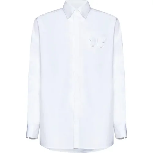 Lässiges weißes Hemd Valentino - Valentino - Modalova