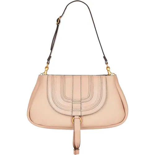 Luxury Calf Leather Shoulder Bag , female, Sizes: ONE SIZE - Chloé - Modalova