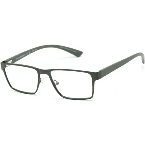 Grüne Optische Brille Stilvoll und vielseitig,Matte Ruthenium Eyewear Frames,Matte Eyewear Frames - Emporio Armani - Modalova