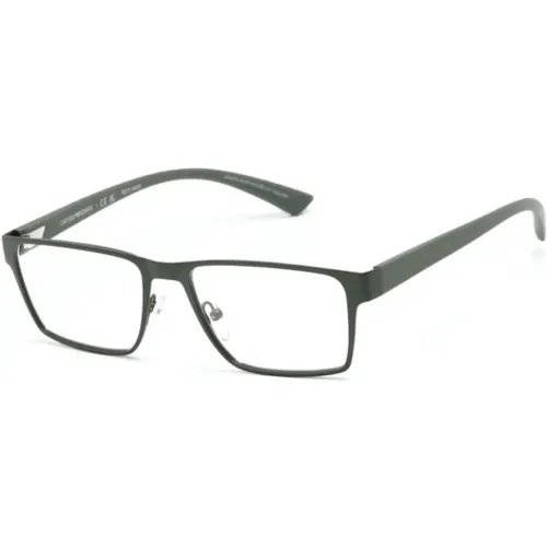 Grüne Optische Brille Stilvoll und vielseitig , Herren, Größe: 53 MM - Emporio Armani - Modalova