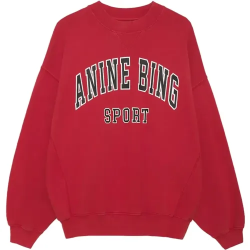 Jaci Sweatshirt Red Anine Bing - Anine Bing - Modalova