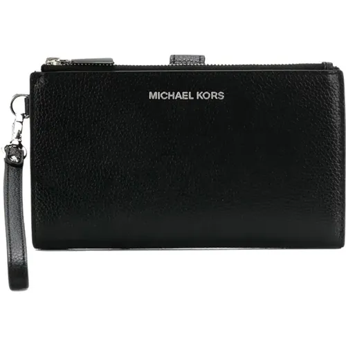 Leather Wristlet Wallet , female, Sizes: ONE SIZE - Michael Kors - Modalova