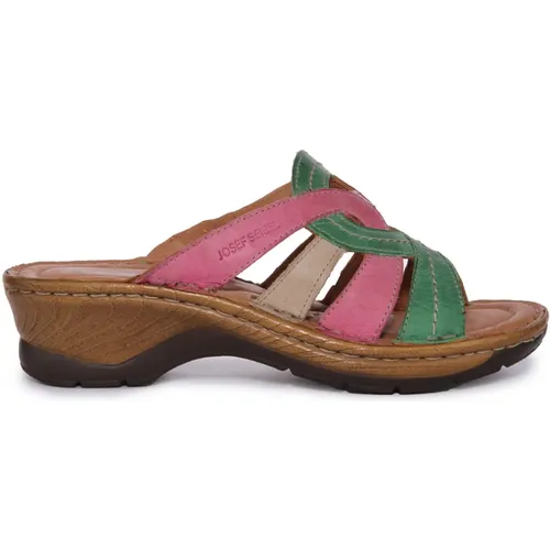Comfortable Slip-On Mule Sandal for Women , female, Sizes: 6 UK, 7 UK, 8 UK, 5 UK - Josef Seibel - Modalova