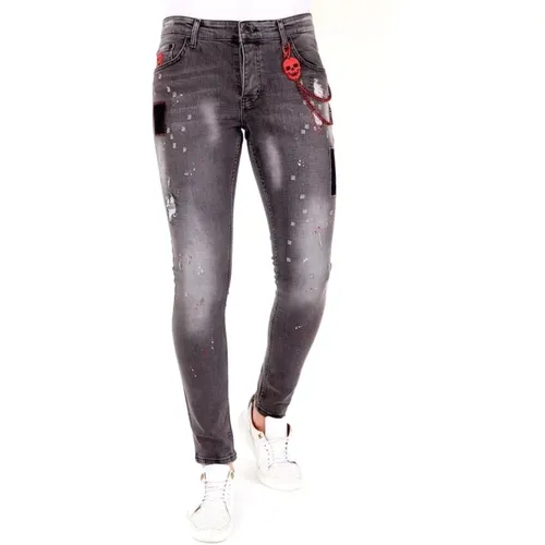 Skinny Jeans , male, Sizes: W34, W33 - Local Fanatic - Modalova