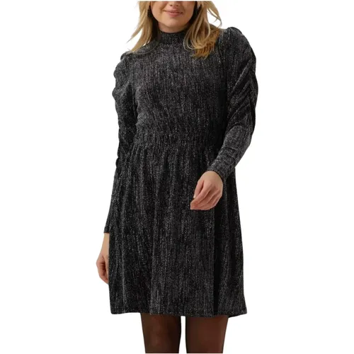 Schwarzes Mini-Kleid Lr-warren 2 , Damen, Größe: M - Levete Room - Modalova