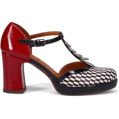 Elegant Retro Leather Heeled Shoes , female, Sizes: 2 UK, 3 UK - Chie Mihara - Modalova
