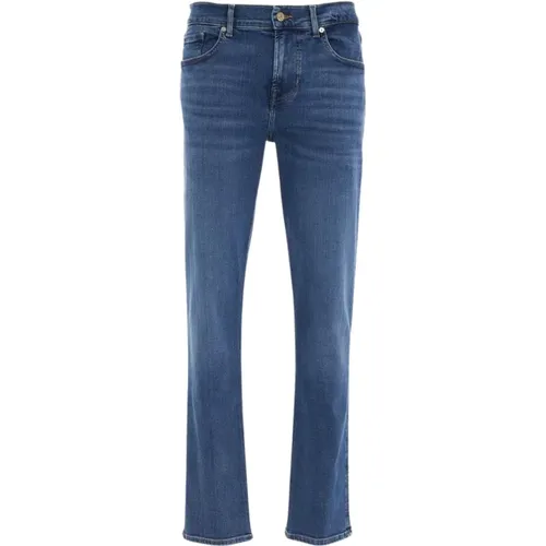 Modern Slim-fit Jeans , male, Sizes: W33 - 7 For All Mankind - Modalova