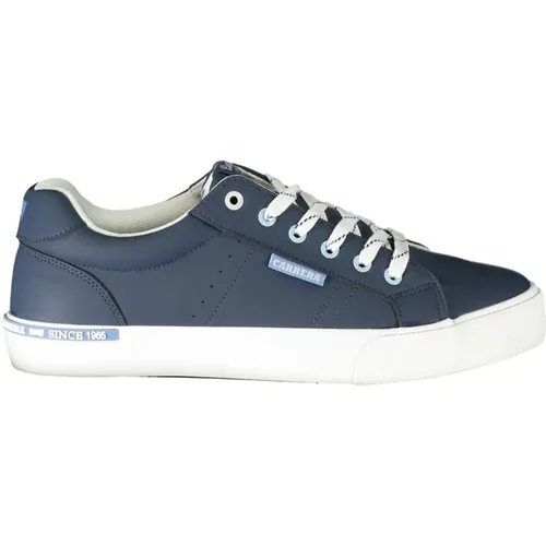 Blaue Polyester-Sneaker mit Schnürsenkeln , Herren, Größe: 44 EU - Carrera - Modalova