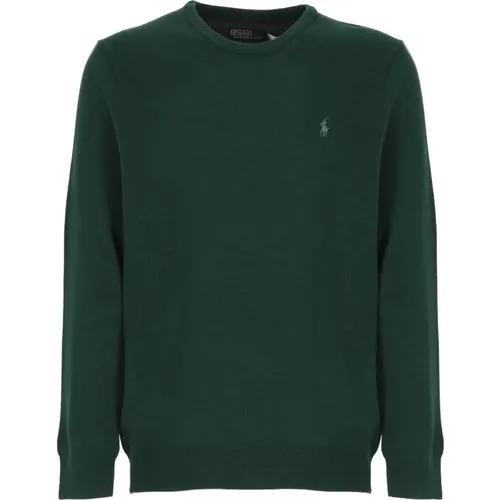 Grüne Pullover , Herren, Größe: M - Ralph Lauren - Modalova