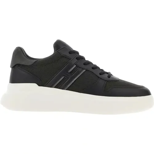 Leather Sneakers H580 Style , male, Sizes: 9 UK - Hogan - Modalova