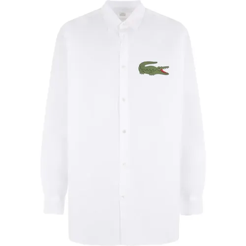 Weißes Hemd mit Lacoste-Kooperation , Herren, Größe: XL - Comme des Garçons - Modalova