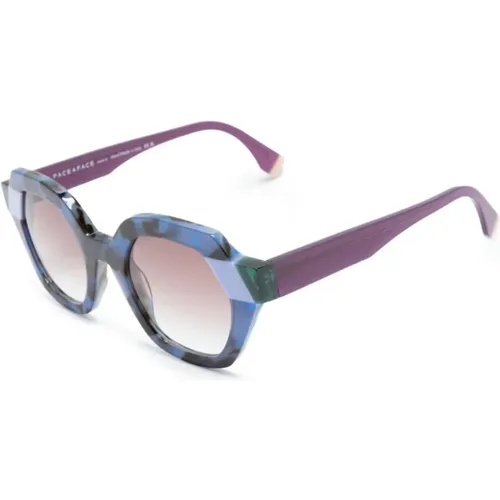 Blaue Sonnenbrille mit Original-Etui , Damen, Größe: 51 MM - Face a Face - Modalova
