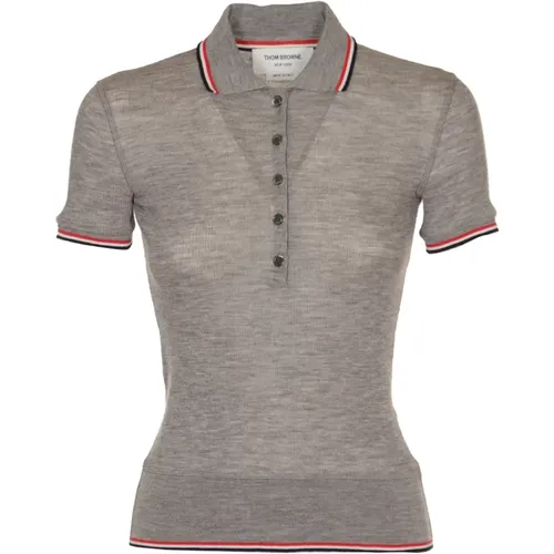 T-shirts and Polo Shirt , female, Sizes: 2XS, XS - Thom Browne - Modalova
