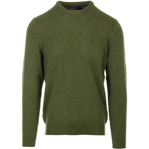 Grüner Wollpullover mit Polo Pony Motiv - Ralph Lauren - Modalova